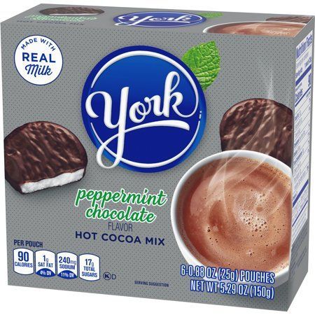 York Pfefferminze Schokolade Hot Cocoa Mix, 6 Count