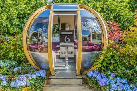 Garden Pods Garden Office Pod Lime Lace, Summerhouse Garden Pod, klein