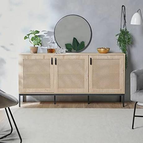 VonHaus Sideboard aus Rattan