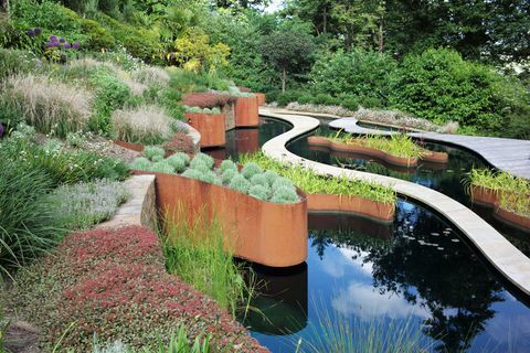 Preis der Society of Garden Designers - Ian Kitson FSGD - gemeinsamer Gewinner des Medium Residential Award - SGD Awards 2017