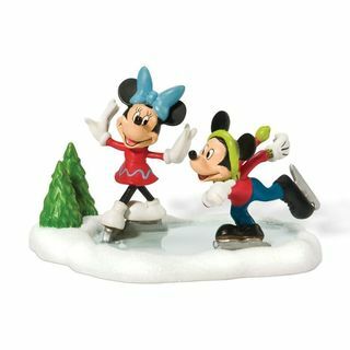 Mickey und Minnie Eislaufen