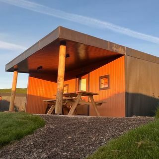 Lebkuchenhaus-Glamping-Pause für zwei Nächte in The Quiet Site, Lake District