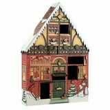 Weihnachtshaus aus Holz Adventskalender