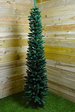 200cm Weihnachtsbaum, Green Pencil Pine Slim Tree