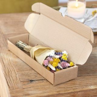 Trockenblumen-Blumenstrauß-Blumenstrauß-Briefkasten-Geschenk