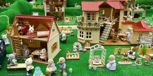 Sylvanian Familien werden auf der International Tokyo Toy Show 2014 ausgestellt