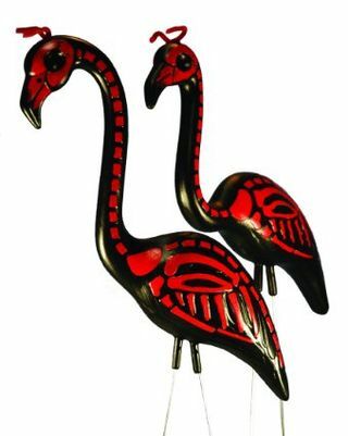 Spooky Devil Flamingos