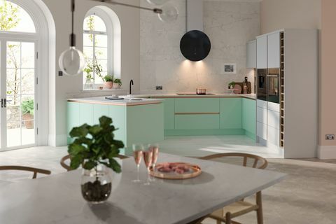 Die neue Macaroon-Kollektion von Wren Kitchens