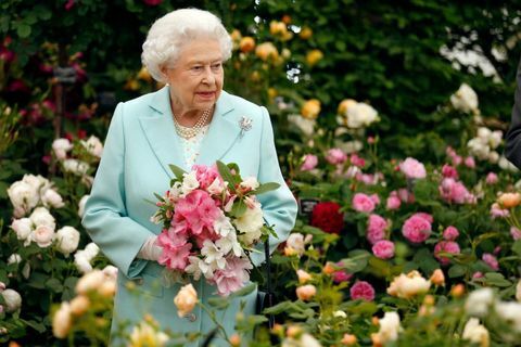 Königin Elizabeth besucht die RHS Chelsea Flower Show 2016 in London, Großbritannien am Montag, den 23. Mai 2016.