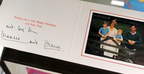 Prinz Charles und Prinzessin Diana Christmas Card