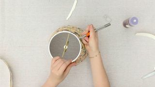 DIY Marmor Papier Lampenschirm