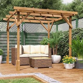 Utopia Pergola aus Holz