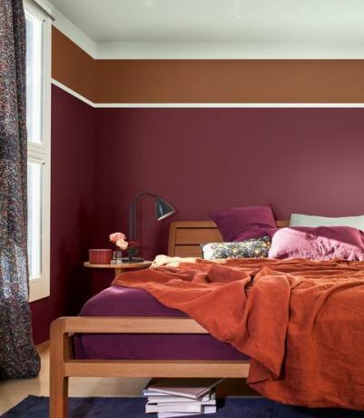 Dulux Farbblock Schlafzimmer Farbe Idee