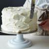 Dieser einfache weiße Kuchen hat eine festliche Überraschung nach innen!
