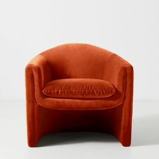 Velvet Sculptural Chair 