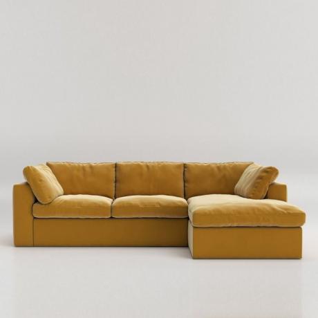 Senf-Samt-Sofa, Swoon at Very