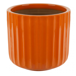 Orange Keramik großer Pflanzer 35 x 30