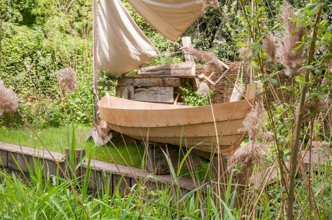 Der IBTC Lowestoft: Broadland Boatbuilder's Garden. Entworfen von: Gary Breeze. Gefördert von: The International Boatbuilding Training College, Lowestoft. RHS Chelsea Flower Show 2017