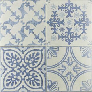 Skyros Delfter Blau Wand- und Bodenfliesen