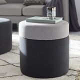 Pascal 17 "Round Storage Ottoman