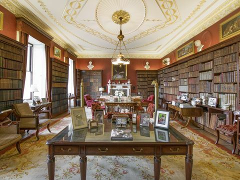 Broughton Hall - Yorkshire - Bibliothek - freizeithauser.de