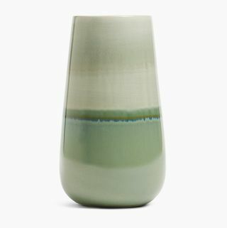Hohe reaktiv glasierte Vase