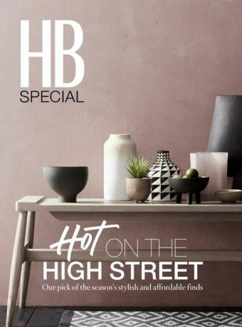 House Beautiful Hot auf der High Street Cover, April Beilage