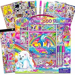 Lisa Frank Aufkleber Super Pack