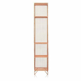 Copper Grid Four Shelf Tall Speichereinheit