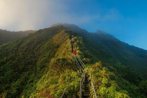 Haiku-Treppe von Oahu in Hawaii