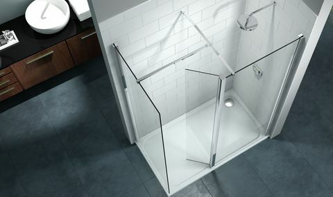 Badezimmer-Design-Walk-In-Dusche