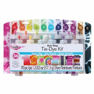 Ein-Schritt-Tie-Dye-Kit Super Big 12 Farben