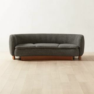 Muir Grey Woven Curved Sofa