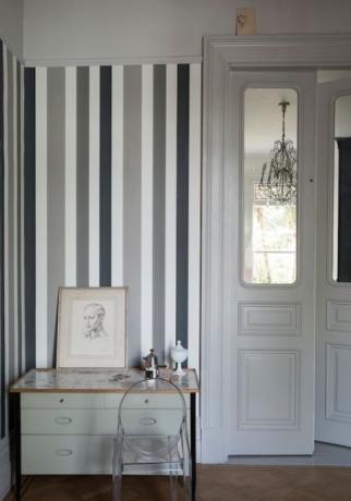 Farrow & Ball monochrome Streifen