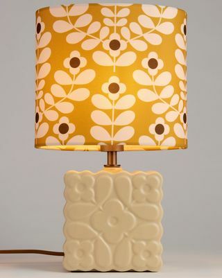 Orla Kiely Juniper Stem Keramik Tischlampe, gelb