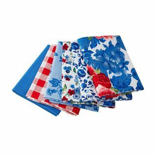 Das Fat Quarter Bundle aus Pioneer Woman Heritage Blumenstoff