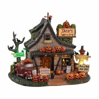 Lemax Spooky Town Jacks Kürbisfarm