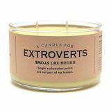 Extrovertierte Kerze