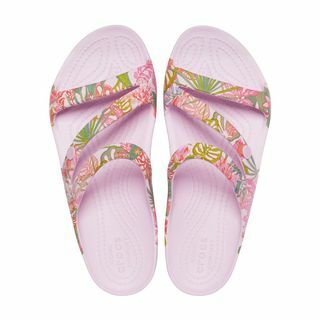 Crocs Kadee Regenwald verlässt rosa Sandale