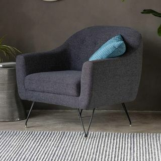 Kamila Accent Chair in Schwarz