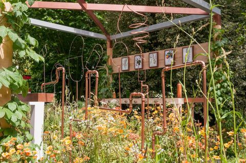 Der Seedlip Garden. Entworfen von: Dr. Catherine MacDonald. Gefördert von: Seedlip. RHS Chelsea Flower Show 2017.