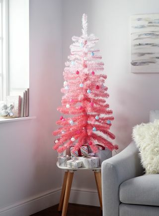 Argos Home 4ft Weihnachtsbaum - Pink Ombre