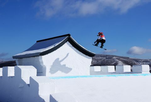 Snowboardtraining Peking 2022 Winterolympiade