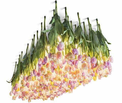 Flower Power | Murano Glas Kronleuchter mit Blumen