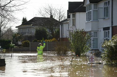 Sturm Dennis überschwemmt