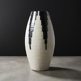 Siena Schwarzweiss-Vase