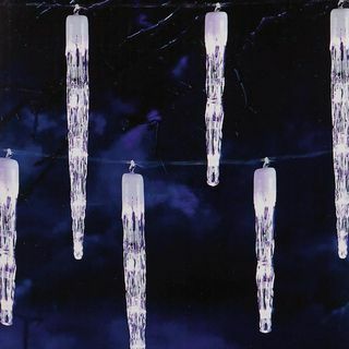 24 Chaser Icicle LED-Leuchten - Weiß