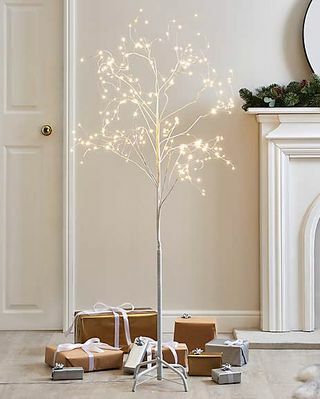 5ft White Twig Tree 270 Micro LED-Leuchten