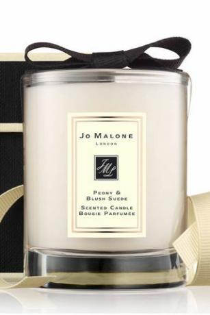 Peony and Blush Wildleder Reisekerze 60g