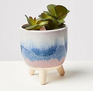 Suelo Pink & Blue Keramik Blumentopf klein